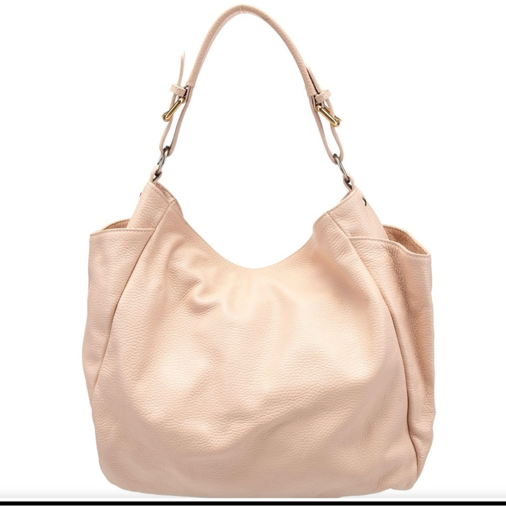 Mark and Graham pebble leather shoulder hobo bag